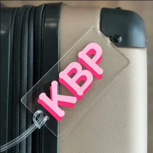 Clear Luggage Tag Holder