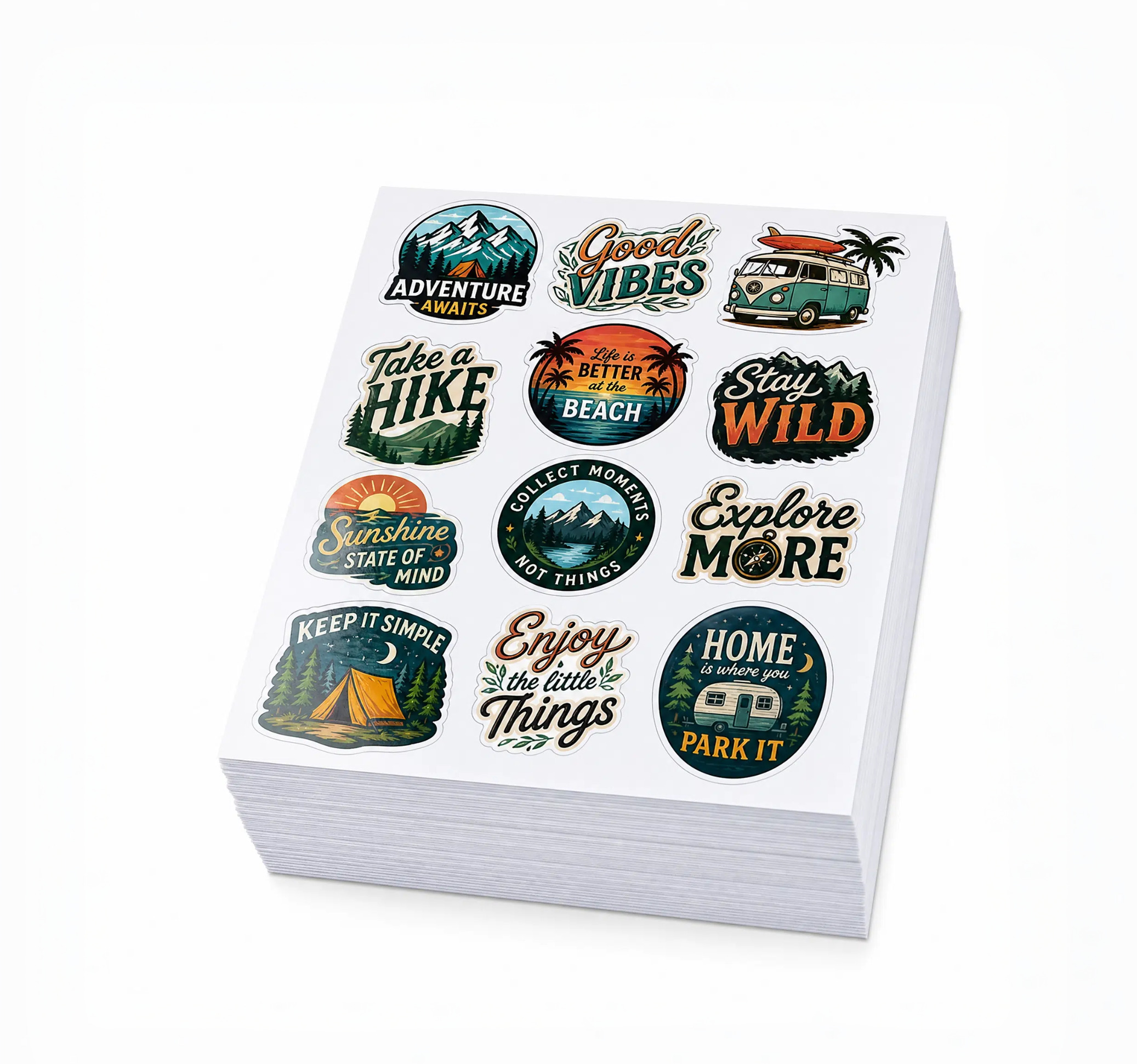 Custom Sticker Sheets 4x6 or 8.5x11